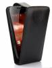 Samsung Galaxy Nexus I9250 Δερμάτινη Θήκη Flip Μαύρο (ΟΕΜ)
